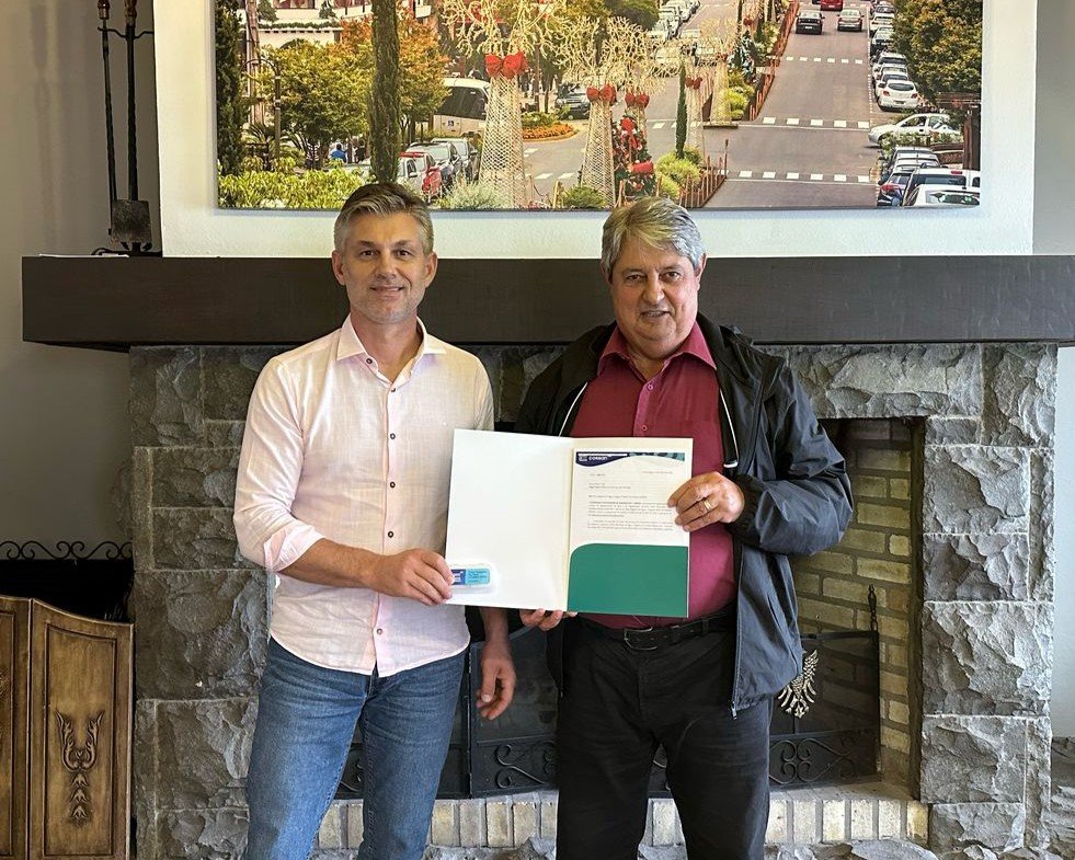 Plano Regional de Saneamento é apresentado ao prefeito de Gramado